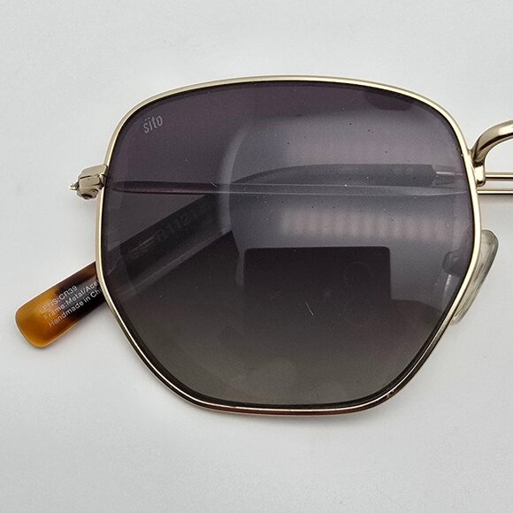 *SOLD* Sito R1121 Eternal Gold Tortoise Frame Polarized Grey Gradient Sunglasses - Picture 14 of 14